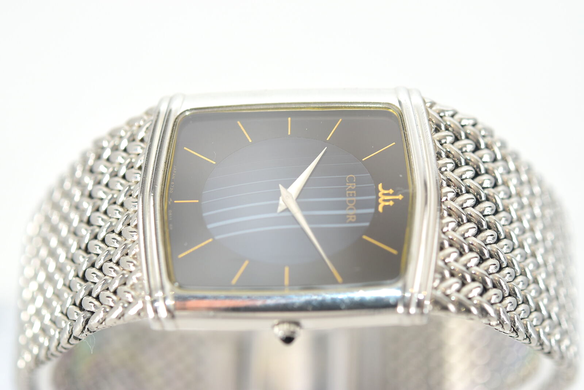 New Batt.[Near MINT] Vintage Seiko Credor 6730-5330 QZ Women's