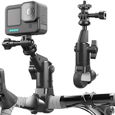 Motorcycle Bike Handlebar Mount for Insta360 X4/X3 GoPro Hero 13 Camera Holder