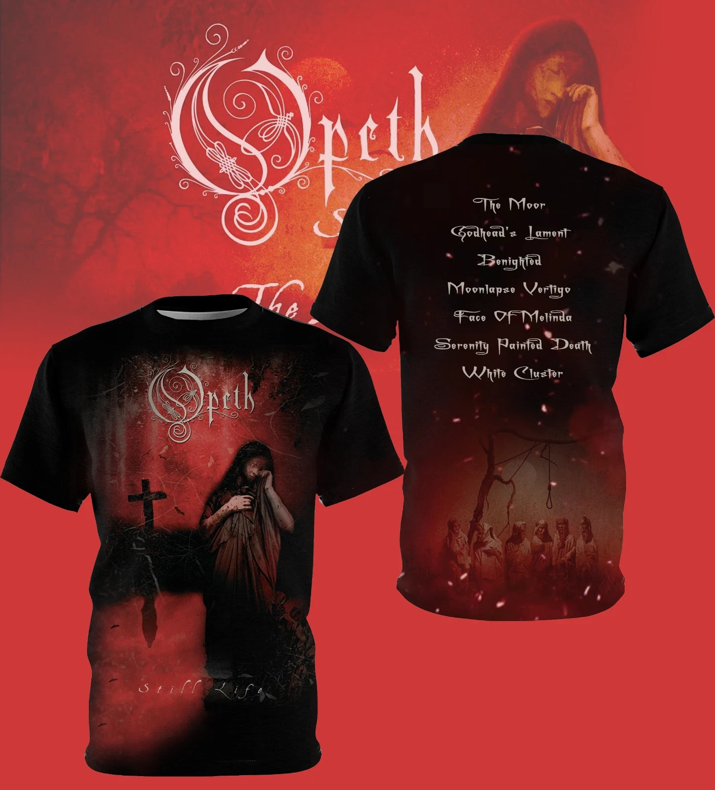 Opeth Still Life 25th Anniversary Edition 3D T-Shirt AOP Polyester BO2636