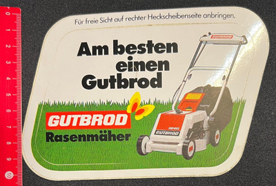 Gutbrod Lawnmower - Best a Gutbrod - Decal Sticker /05051718