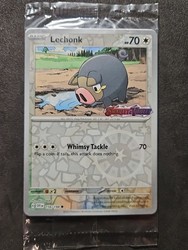 Lechonk 156/198 Scarlet & Violet Best Buy Stamped Promo Reverse Holo