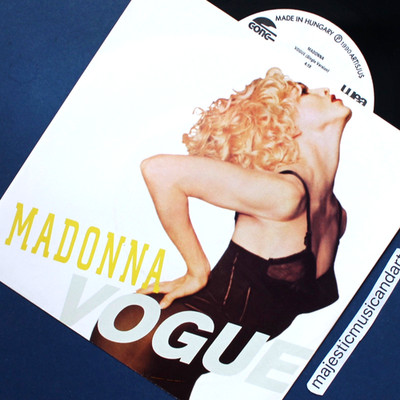 MEGA-RARE HUNGARIAN WHITE LABEL PROMO 1990 MADONNA VOGUE 7