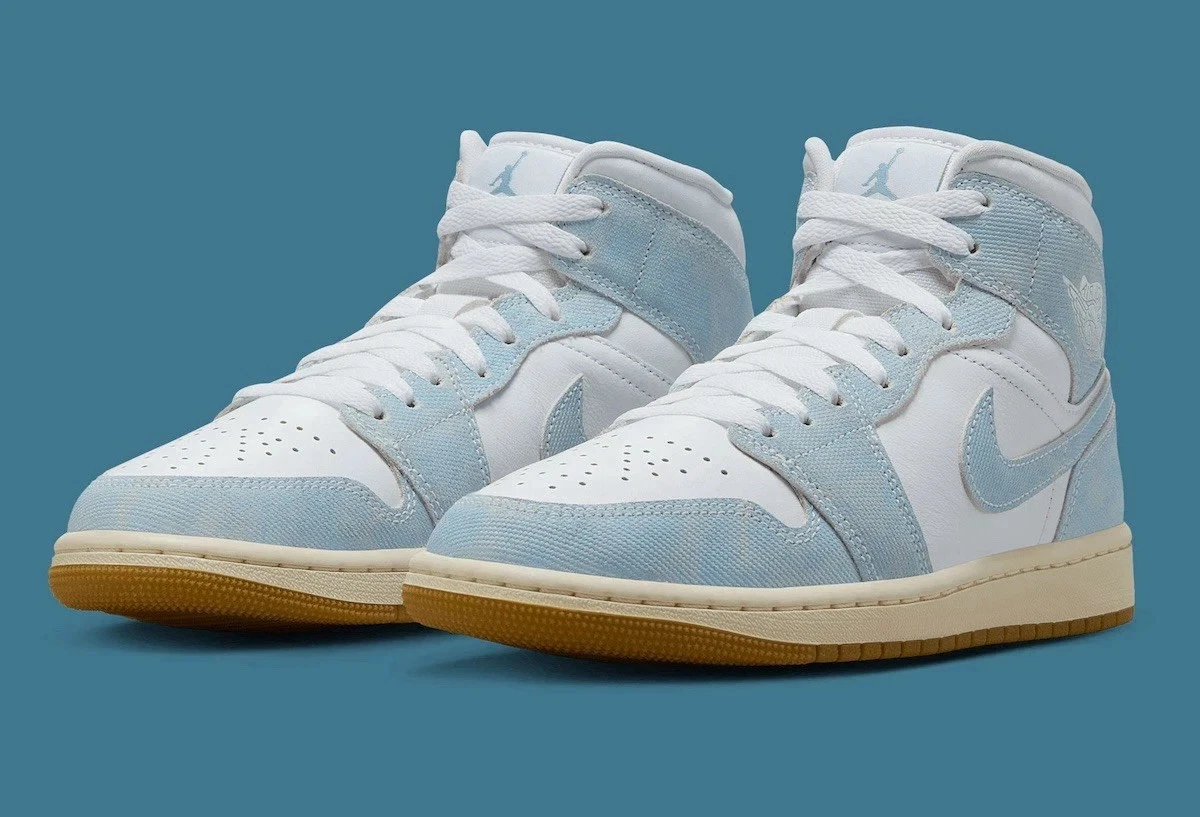 Jordan 1 Mid Blue W for sale | eBay