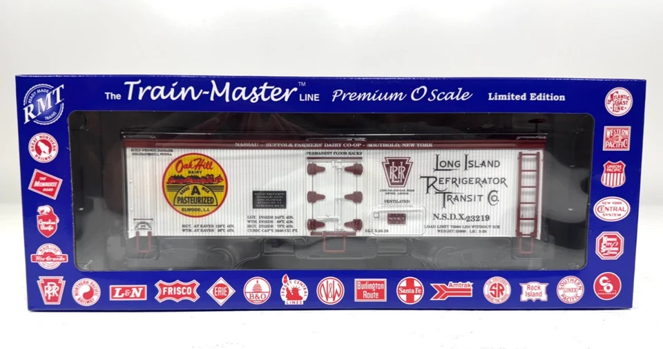 Coche frigorífico lateral madera 36' RMT 86199-731 LIRR Oak Hill Milk funcionamiento personalizado Foto 4 de 4