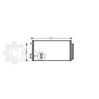 AVA Quality Cooling Kondensator Klimaanlage Mit Trockner FüR Fiat 500L 199_