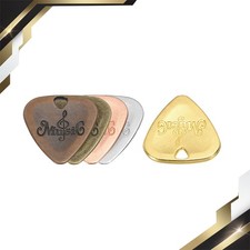 10 x Guitar Picks 2mm Thickness Metal Various Color for Guitar Bass