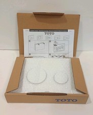 TOTO YT930 WH Basic Round Push Plate, White