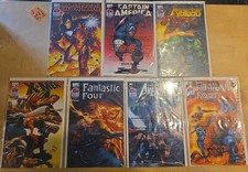 Lote de 7 CUBIERTAS VARIANTE TACO BELL MARVEL COMICS #1 - Iron Man, Avengers, Cap AM