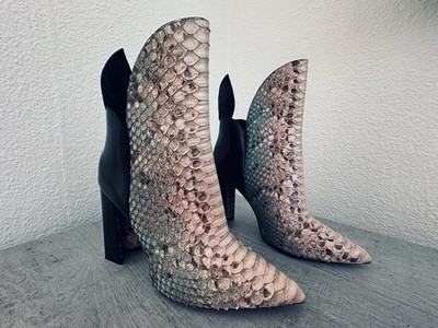Louis Vuitton außergewöhnliche Stiefeletten PokerFace Pythonleder 38