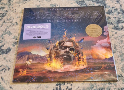 Flying Lotus Flamagra Instrumentals 2LP Vinyl w/ Zoetrope Slipmat Warp Records