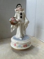 Schmid 1981 Pierrot Love Rotating Musical Fig...