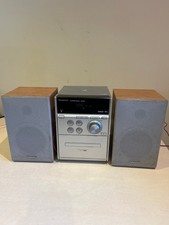 Panasonic SA-PM3 CD Stereo System with Speakers Cassette Deck RDS MP3