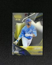 2026 Topps Chrome Black Carter Jensen #58 Gold Refractor 07/50 RC Rookie QI95