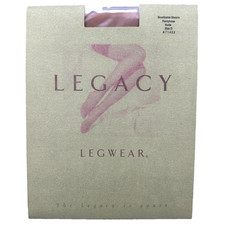 Legacy Legwear Breathable Sheers Pantyhose Size D Nude 1 Pair A71422 Made in USA
