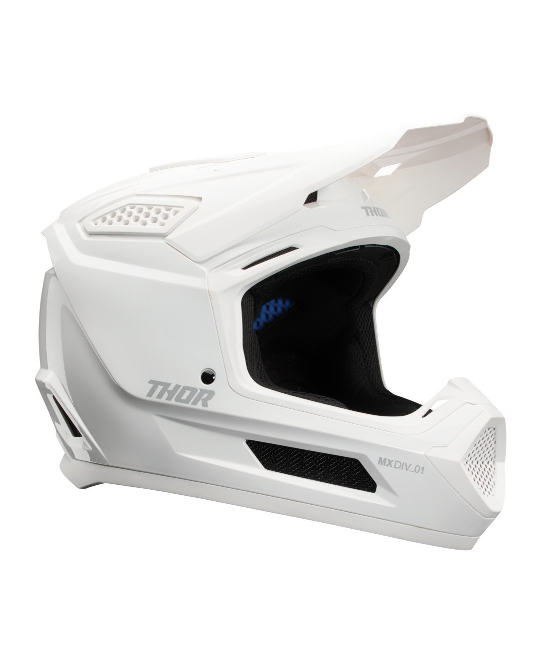 Thor Fleet Helmet Full Face - Matte Whiteout - Adult Size Medium 0110-8894