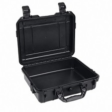 Equipment Box with Hinged Lid Tough Solid-Box Safeguarding Box for Job Sites
