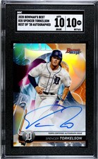 Spencer Torkelson 2020 Bowman's Best #B20-ST Of '20 Autograph SGC 10 Auto 10