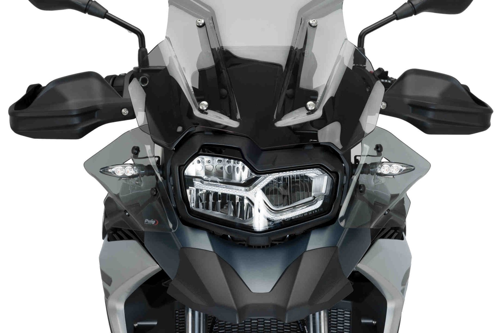 Déflecteurs d'air inférieurs Puig anti-froid pour éliminer le vent sur les jambes de BMW R1250GS