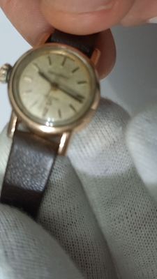 OMEGA SEAMASTER LADYMATIC CAL 455 ROSE GOLD CAPPED LADIES 20 MM