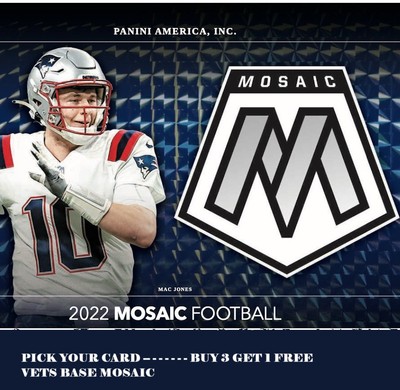 2022 Panini Mosaic Football Base Complete Your Set You Pick NFL Card #1-250 PYC