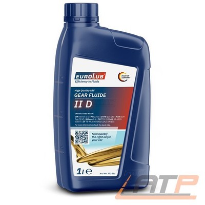 EUROLUB 1 L LITER GEAR FLUIDE II D GETRIEBE-ÖL AUTOMATIKGETRIEBE-ÖL 
