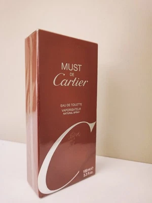 MUST de Cartier - Eau de toilette 100 ml femme - NEUF SOUS BLISTER - RARE - Photo 1/3