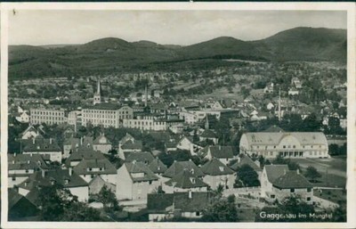 Postcard Gaggenau in the Murgtal 1954 (No.9638) -I