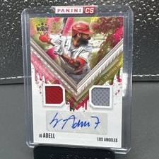 2021  Diamond Kings Jo Adell Double Patch Player Worn Material Autograph