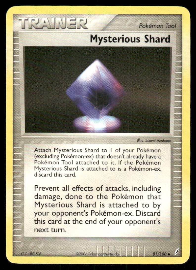 Pokemon Tcg Mysterious Shard #81 Pokemon Crystal Guardians NM