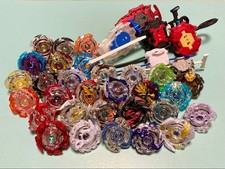 Beyblade Burst Lot - Mixed Collection of Used Spinning Tops & Parts 063647d