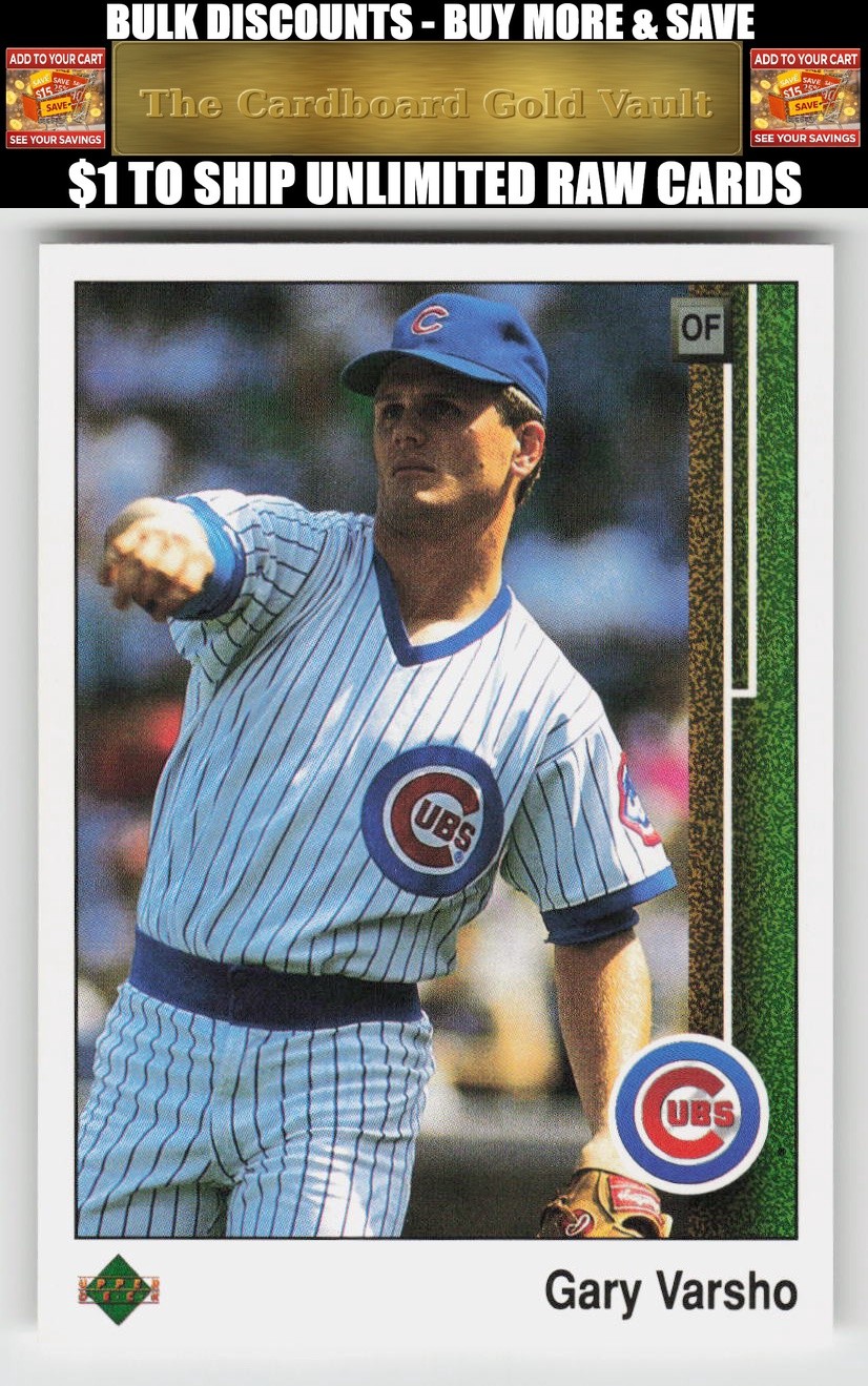 1989 Upper Deck Gary Varsho #321a