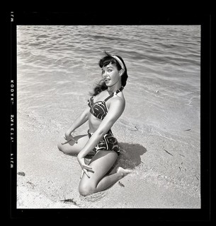 Estate Direct Bettie Page Bikini Pinup '54 Original Camera Negative Bunny Yeager