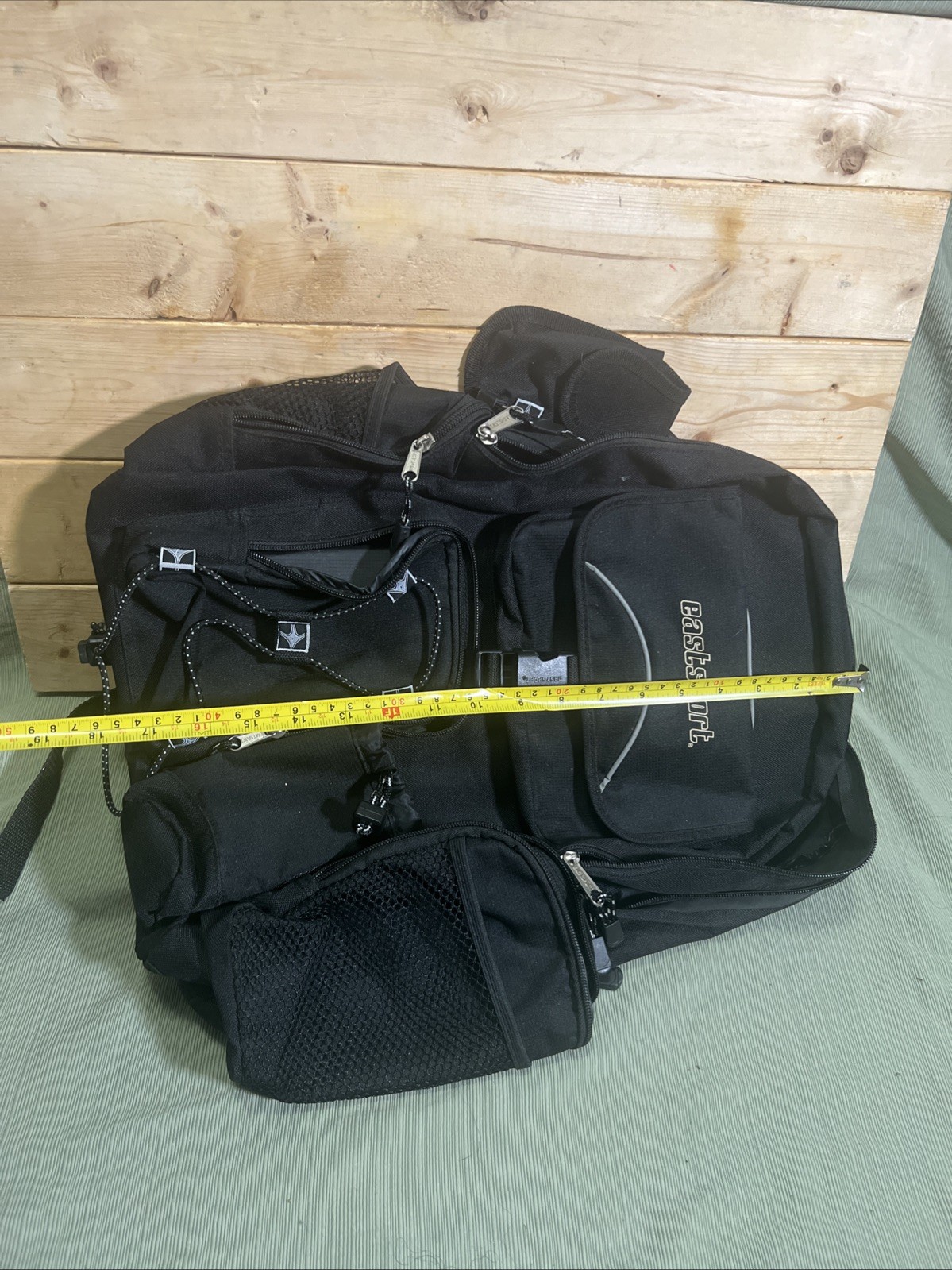 Eastsport Backpack Black Polyester Daypack Style … - image 8