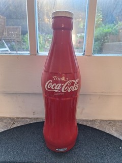 Coca cola Keramik Zapfzeule Rot 52cm Lang