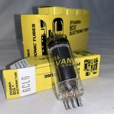 SYLVANIA ECG Radio ELECTRONIC TUBES 6CL6 Lot Of 5 W/ Sleeve