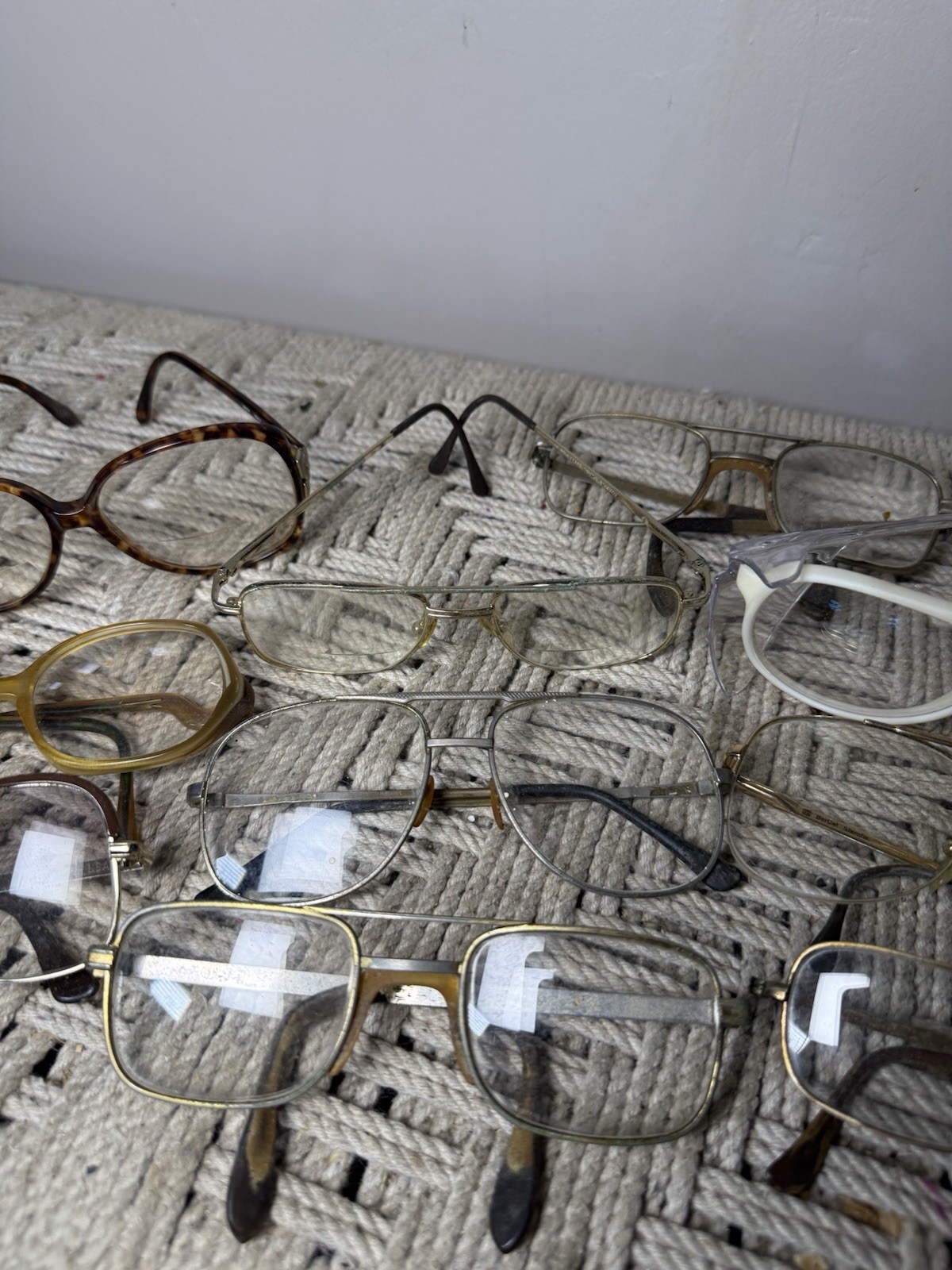 🍊Vintage MCM Lot of Eye Glass Frames w/ Lenses Variety of Brands & Styles!