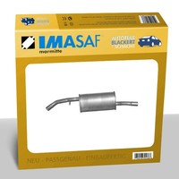 Imasaf ESD Auspuff Endtopf + Anbauteile für Citroen C3 II 1.6 HDI 2009-