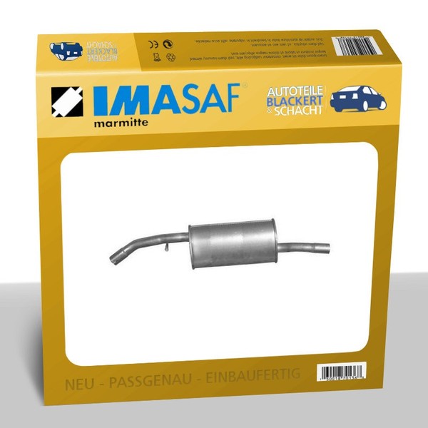 Imasaf ESD Auspuff Endtopf + Anbauteile für Citroen C3 II 1.6 HDI 2009--image
