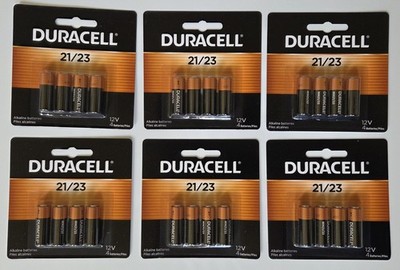 Duracell 21/23 12v Batteries - 24Pk (6 Packs Of 4 Each) NEW! EXP Sept. 2029