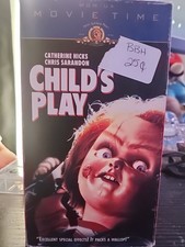 Child's Play VHS, 1988 Chucky Horror Classic Good Used Condition