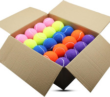 Tennis Balls, 40 Pack Training Tennis Balls,High Elasticity Practice Tennis for
