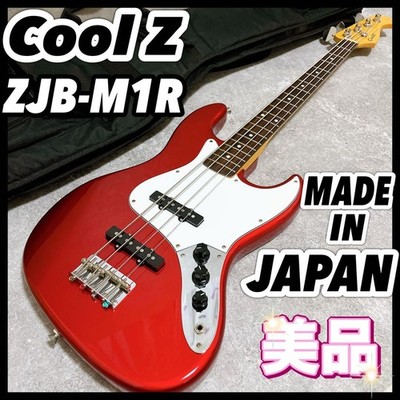 ベース Coolz ZJB-M1R CAR CoolZ ZJB-M1R CAR Electric Bass Guitar W/Gig Bag Used