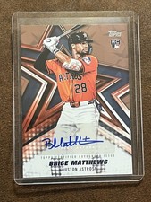 2026 Topps Brice Matthews Gold Auto /50 R 