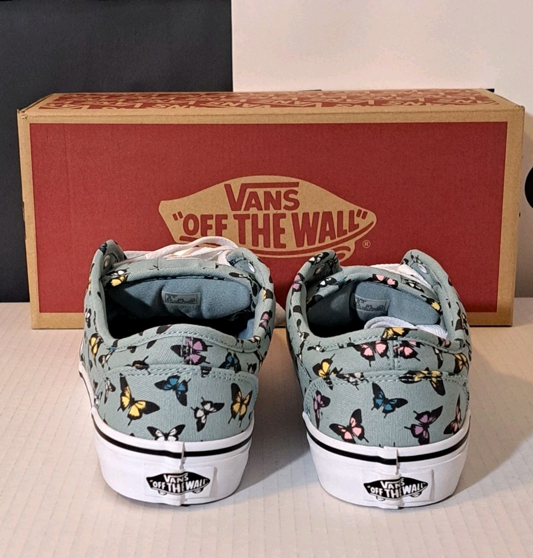 Vans Kids Girls Atwood Butterflies Printed Sneakers Casual Skate Style  US 6 thumbnail 8