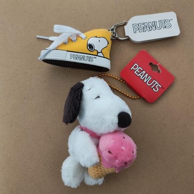 PEANUTS SNOOPY Key Chain Set of 2 Ice Mascot & Sneakers