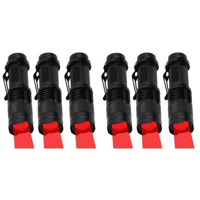 Souyos Red Light Flashlight Mini Red Led Light Zoomable Single Mode Red Light...