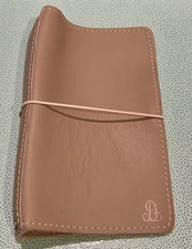 Foxy Fix Leather TN Brown Cover 4 x 7” String Travelers Notebook