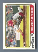2023 Topps Heritage High Number - Cal Stevenson #508 (RC)