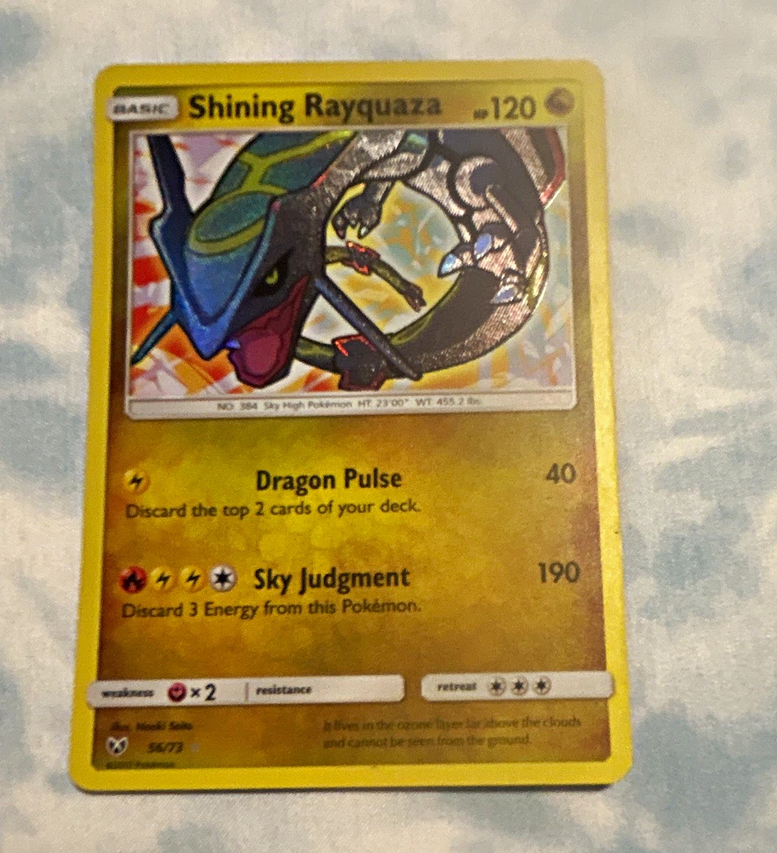 Shining Rayquaza Pokémon TCG Cards for sale | eBay
