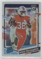 2023 Panini Donruss Optic Rated Rookie Holo Prizm Jaleel McLaughlin #232 1cw4